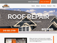 Tablet Screenshot of gunsandhosesroofing.com